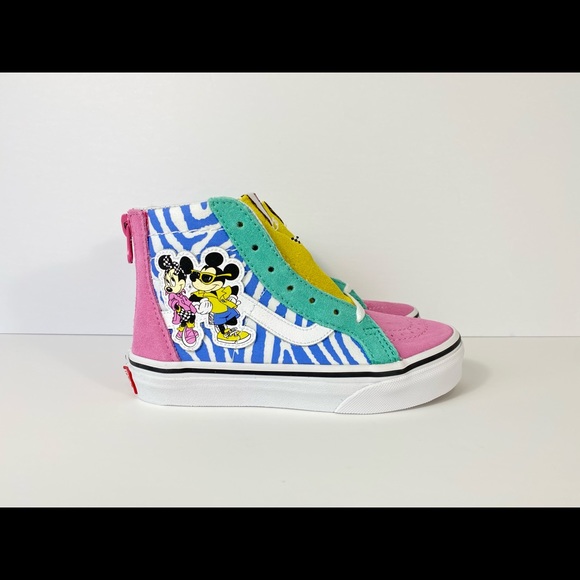 Vans x Disney Sk8-Hi Zip 80’s Mickey Sneakers - Picture 2 of 9